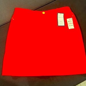Red Skort